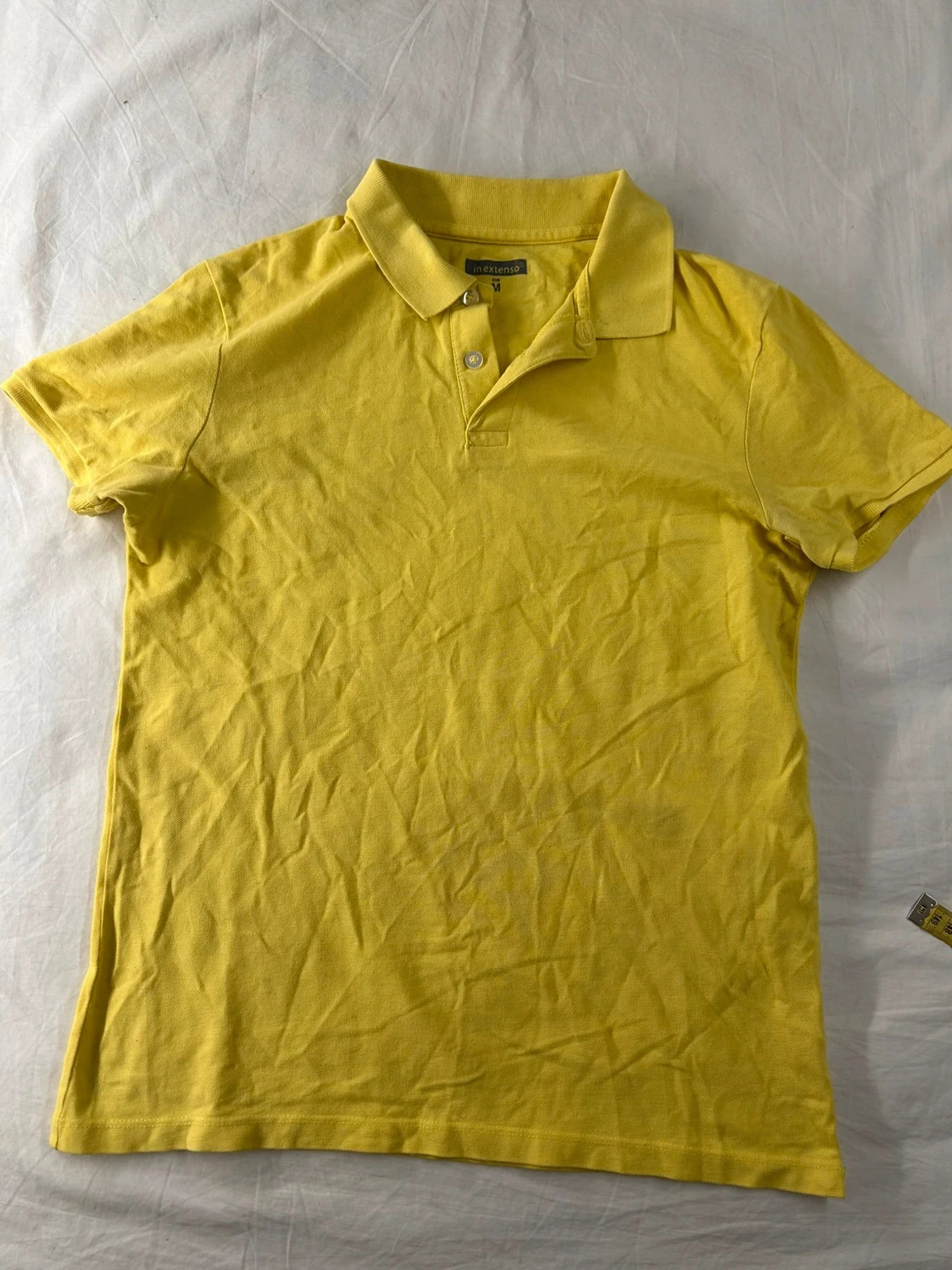 Polo jaune in extenso taille M